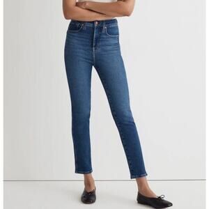 Madewell Stovepipe Straight Jeans High Rise Women’s Size 30 Stretch